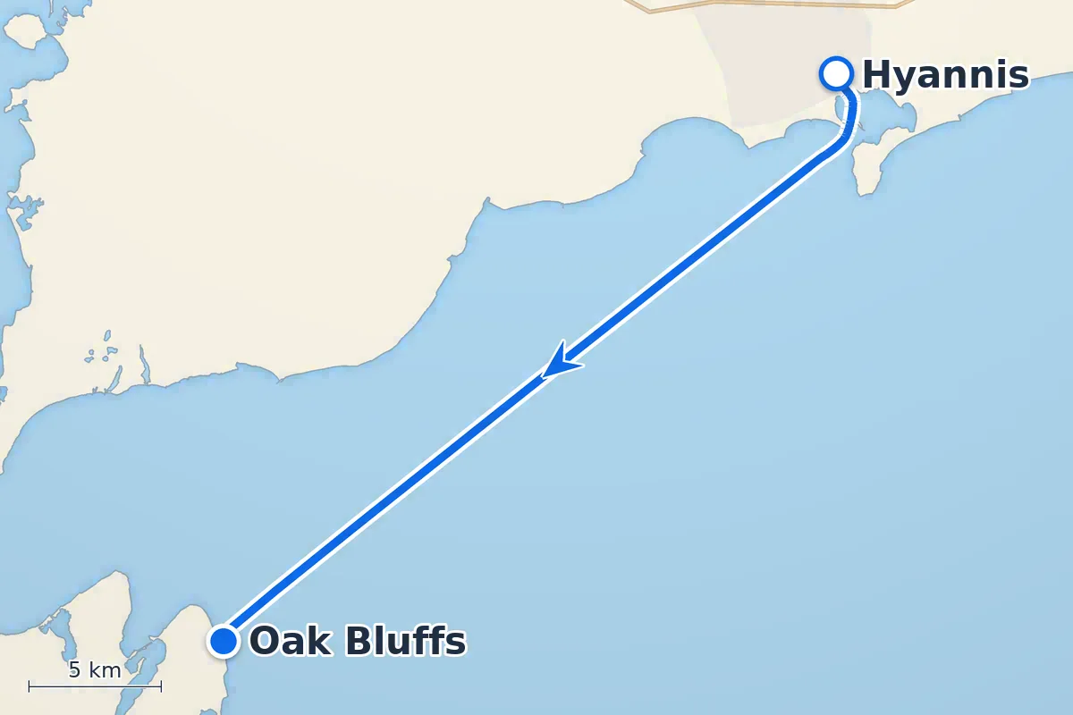 Hyannis - Oak Bluffs